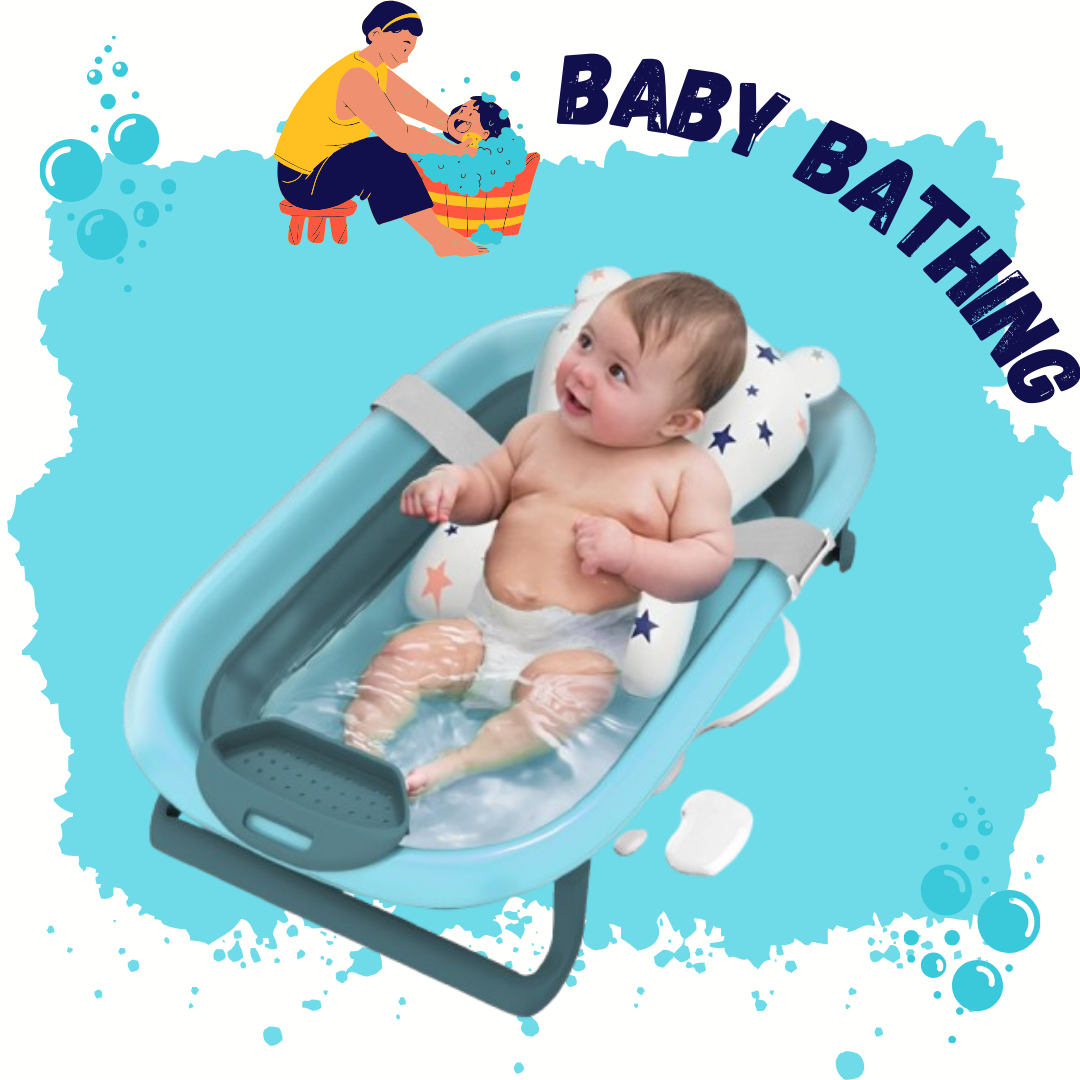 Baby bath Seats with Drainage Holes