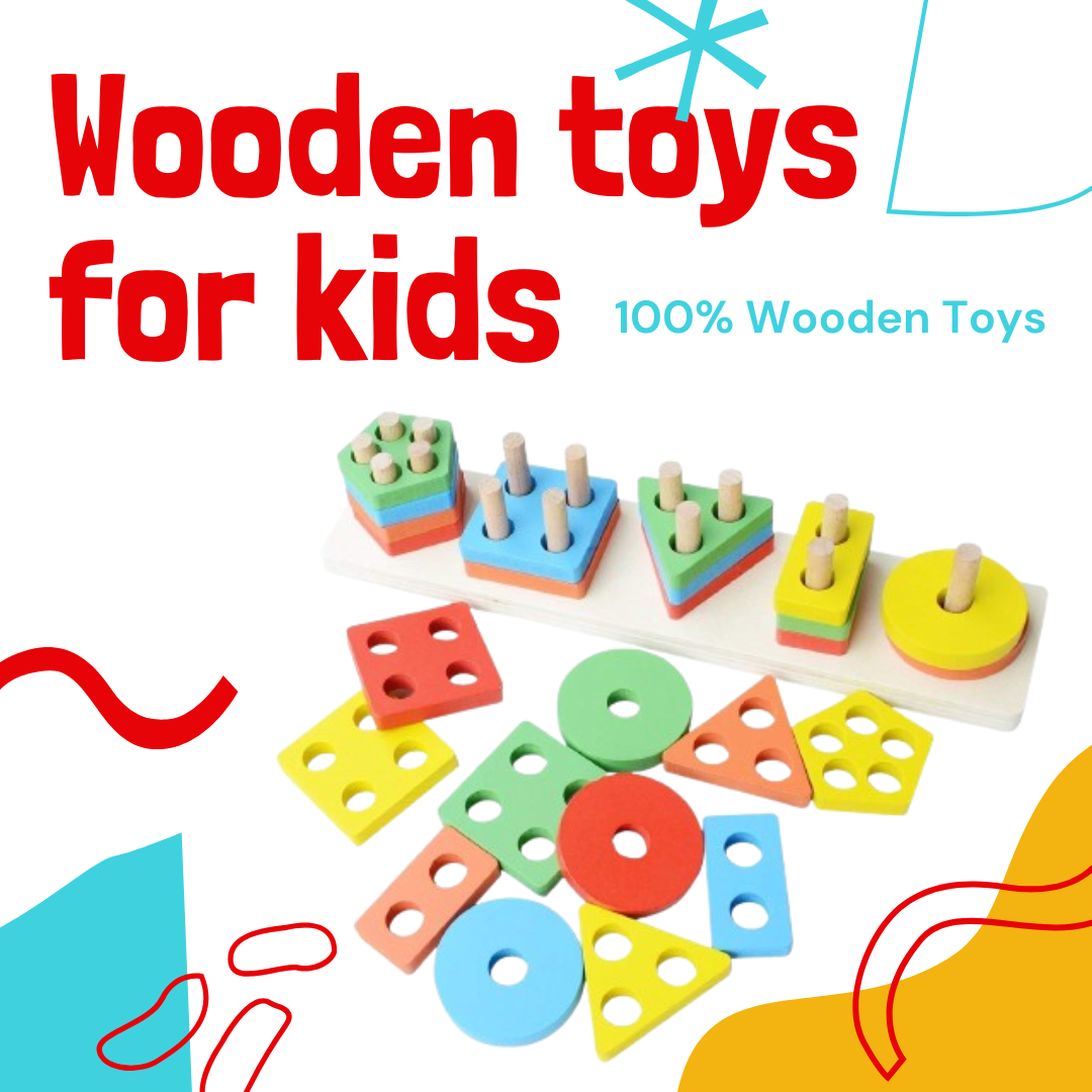 Wooden toys for kids