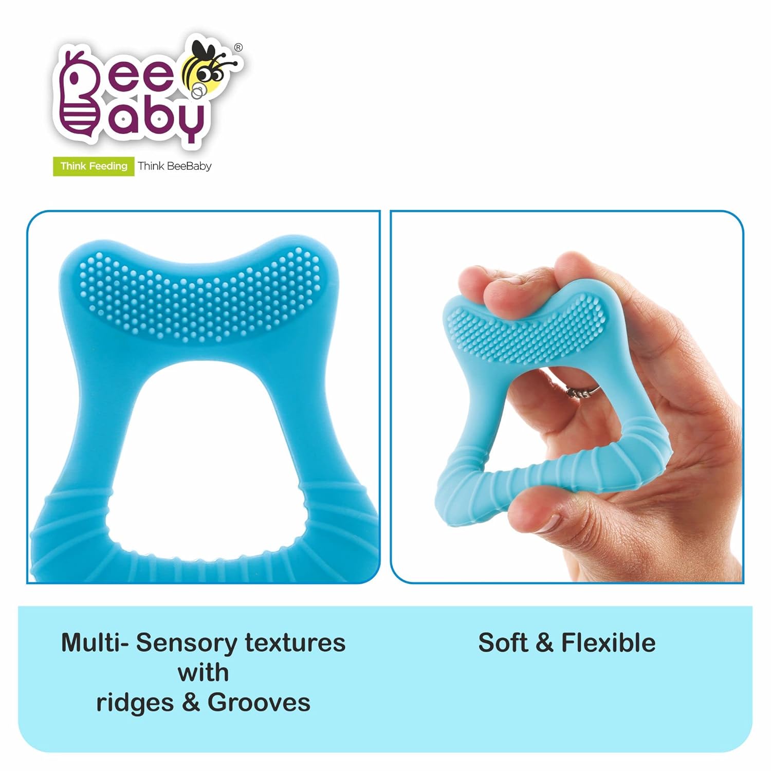 Silicone baby teether