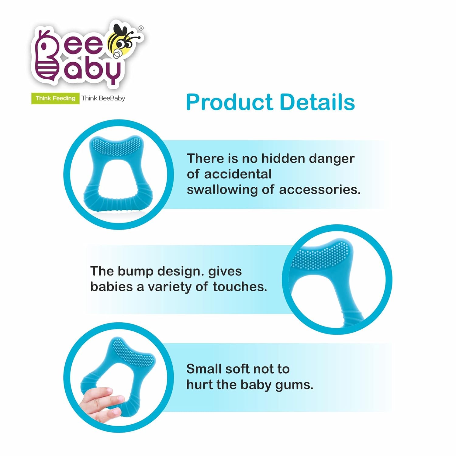Silicone baby teether