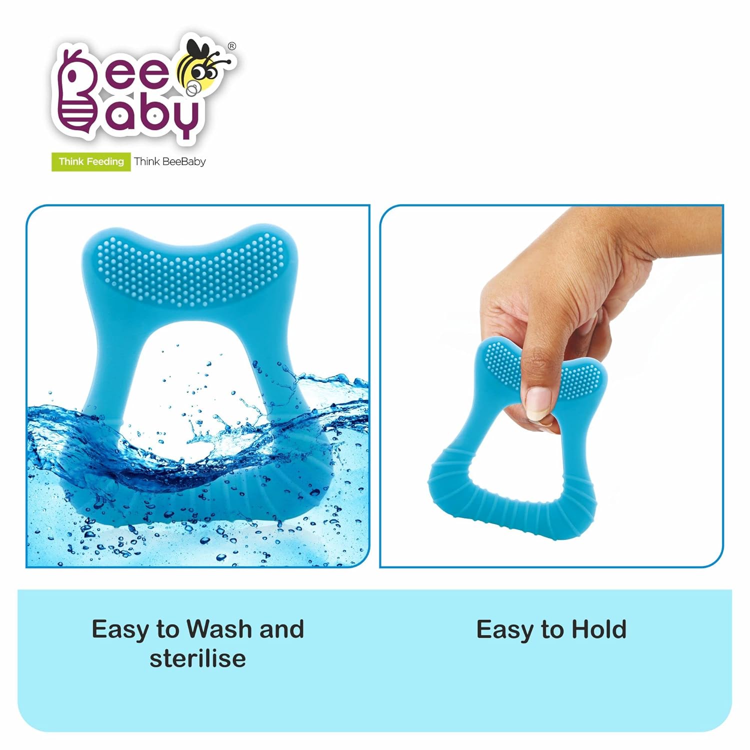 Silicone baby teether